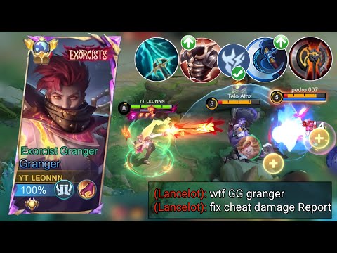 33 KILL + SAVAGE GRANGER NEW JUNGLER BUILD & EMBLEM TO 1 SHOT DELETE!!☠️ (enemy report me😭)