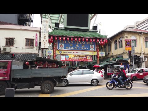 Walking around Petaling Street, original Chinatown of Kuala Lumpur Video