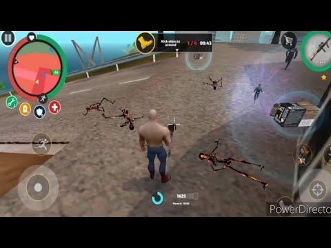Rope Hero: Vice Town (Rope Hero on Army Base) Rope Hero Drive Assault Machine - Android Gameplay HD