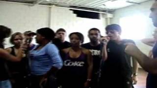 Ensaio da música Skidrow com Kido Mathelart