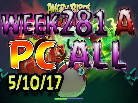 Angry Birds Friends Tournament All Levels week 281-A PC POWER-UP walkthrough