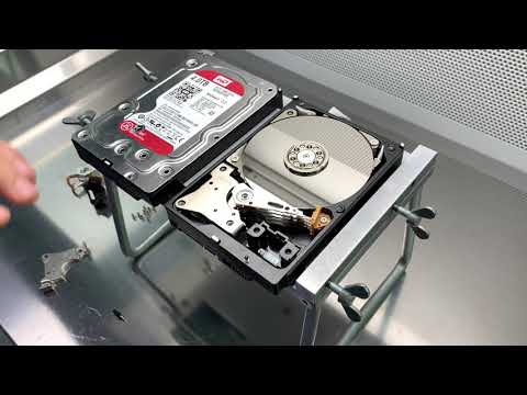 Datenrettung von defekter Festplatte - Lesekopf