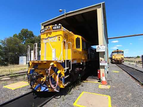 48162 & 8178 at Parkes NSW.  Wed 20th Jan 2021