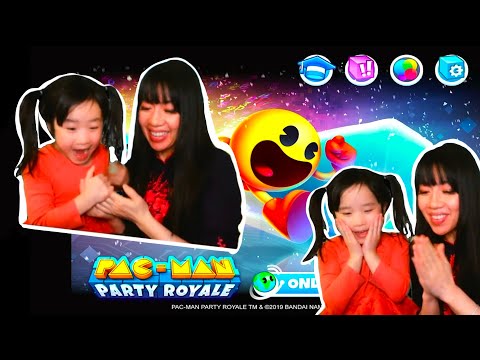 Pac-Man Gameplay Review with Ella and Mommy | Apple Arcade | The Best Family Show Ever | Family Fun