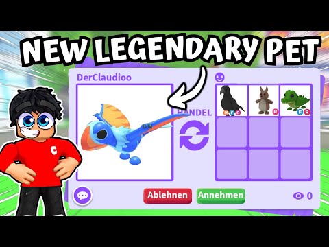 WE'RE TRADE LEGENDARY PETS FROM THE FOSSIL EVENT in ADOPT ME! | Roblox German
