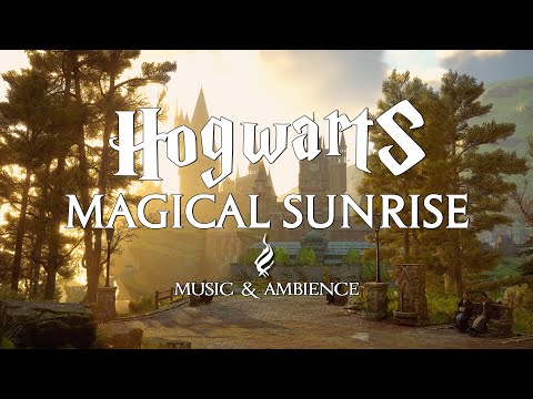 Magical Sunrise at Hogwarts  - Harry Potter Music - Calm Hogwarts Legacy Ambience