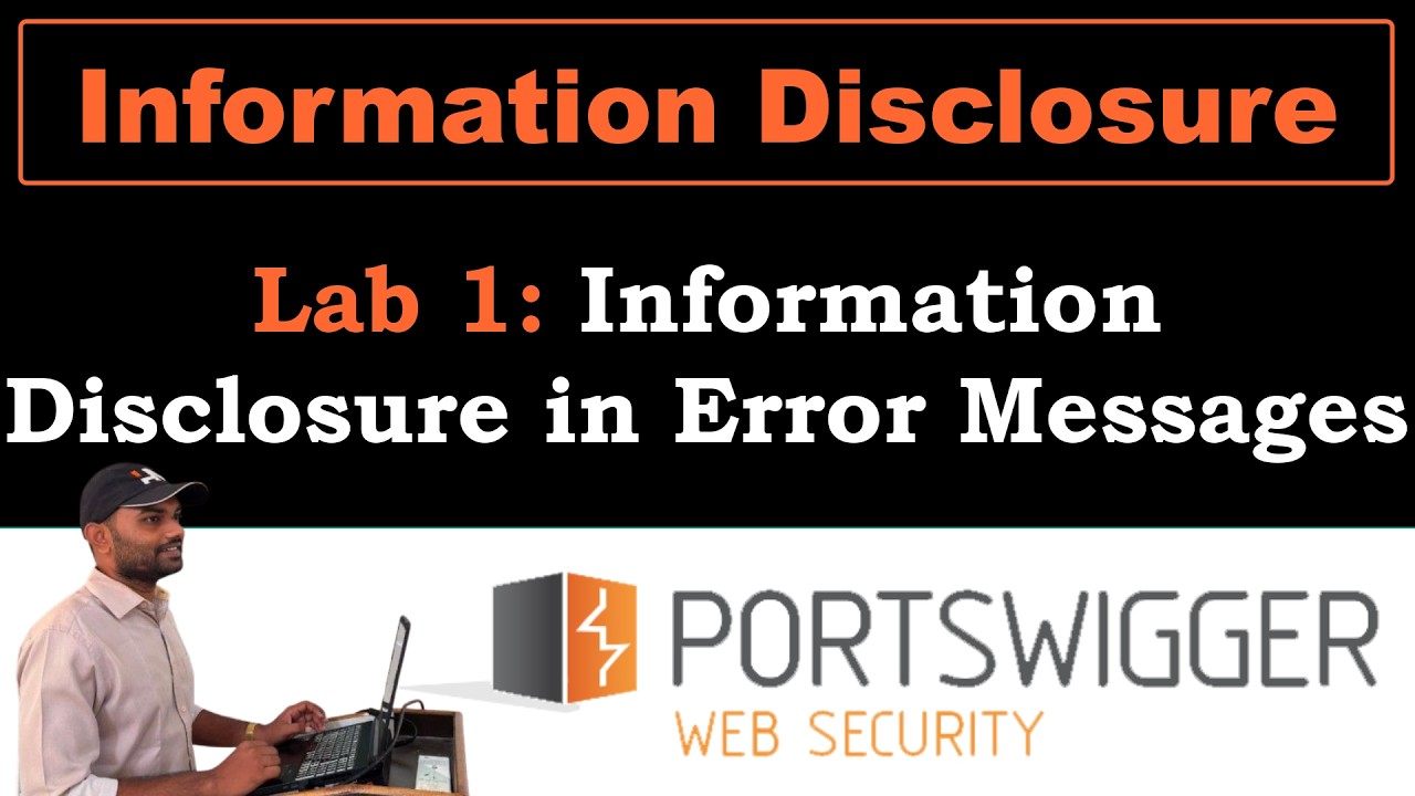 Information Disclosure 1 | Information Disclosure in Error Messages #portswigger #BugBounty