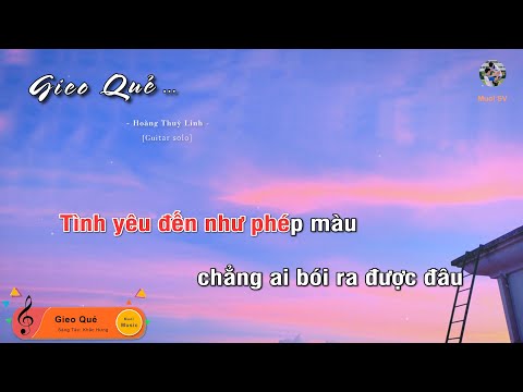 Gieo Quẻ - Hoàng Thuỳ Linh (Guitar beat solo karaoke), Muoi Music | Muối SV