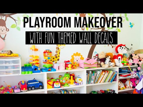 Kids Playroom Tour with Organization Ideas (Renovation...