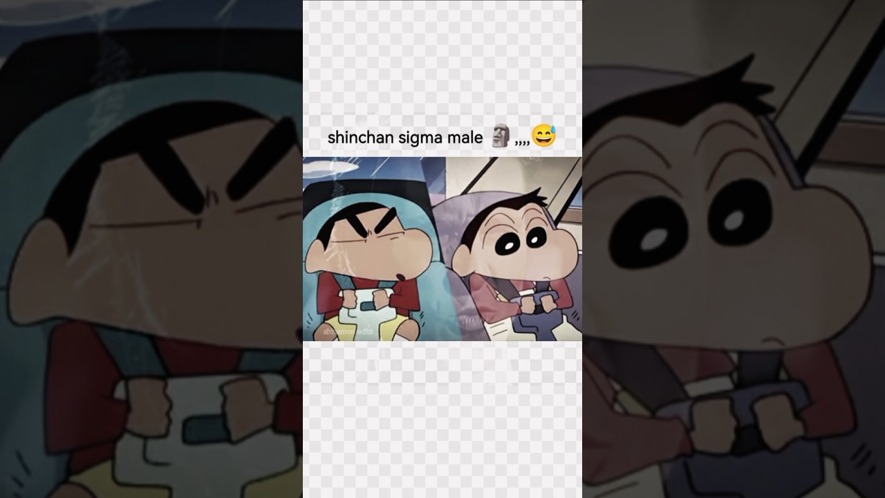 Shinchan sigma male 🗿,,,,😅 #shinchan #sigmaattitude #status #anime #viral