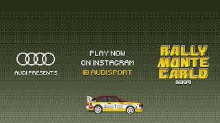 Rally Montecarlo 1984 | Videojuego 8 bits Audi Trailer