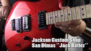 Video thumbnail for Jackson Custom Shop "Jack Butler" Replica by Steve from Boston