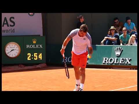 Stan Wawrinka Roland Garros 2019 (one of the latest match on Court 1 before destruction)