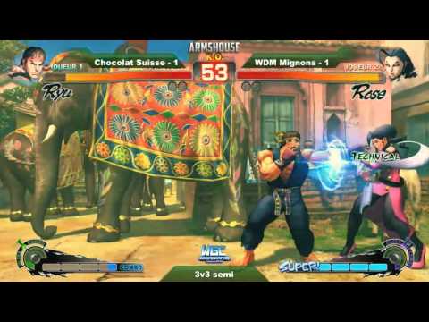 Chocolat Suisse vs WDM Mignons - SSFIV 3v3 semi WGC