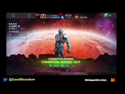 Marvel Contest of Champions - Ultron Rank Up Video