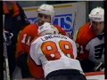 Phila Flyers Lindros 3rd NHL Season Goals 17 18 19 20 21 7th Hat Trick 1994 95