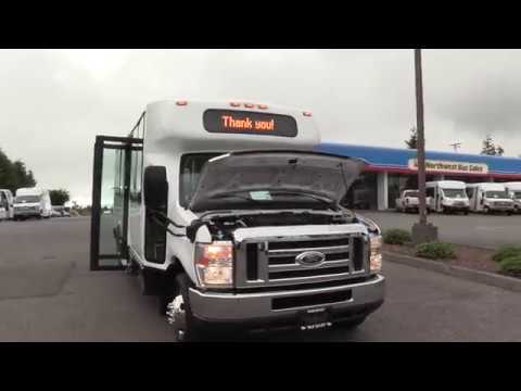 2015 Ford Eldorado Aerotech 14 Passenger Interior Luggage Shuttle Bus - S00675