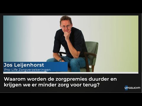 Uitgelicht! Maandag 16 november 2020 - Jos Leijenhorst over duurder wordende zorgpremies