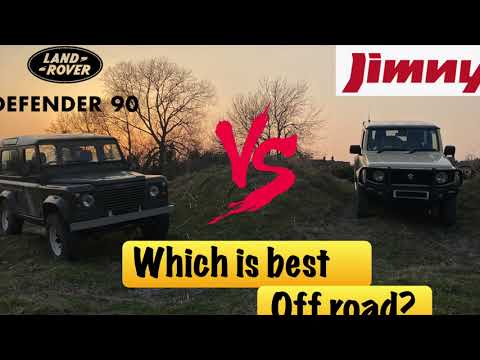 Land Rover Defender 90 vs Jimny : Off Road Battle