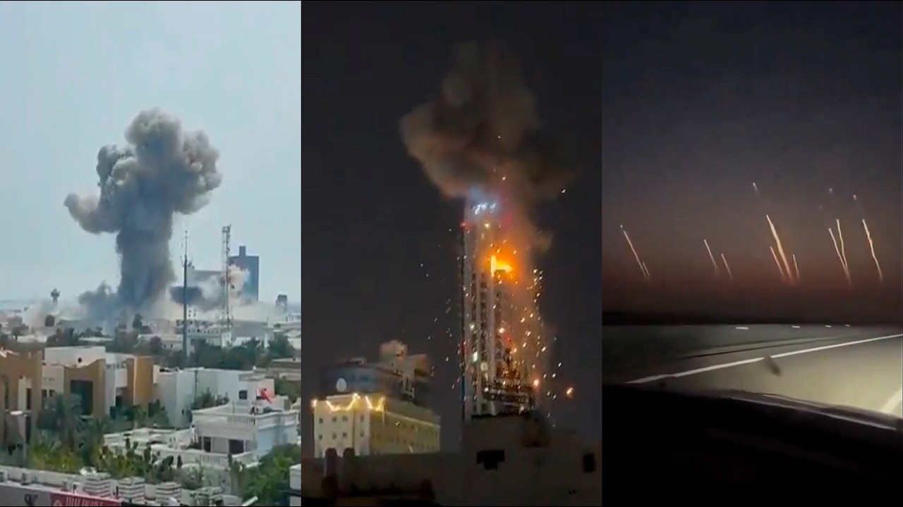 ASÍ ESTÁ EL MEDIO ORIENTE GUERRA ENTRE ISRAEL EE.UU. CONTRA IRAN IMAGENES IMPACTANTES