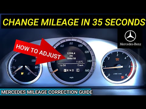 Mercedes C Class Mileage Correction in 35 SECONDS - TOO EASY