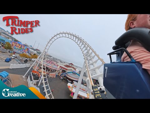 On-ride point of view of Tidal Wave