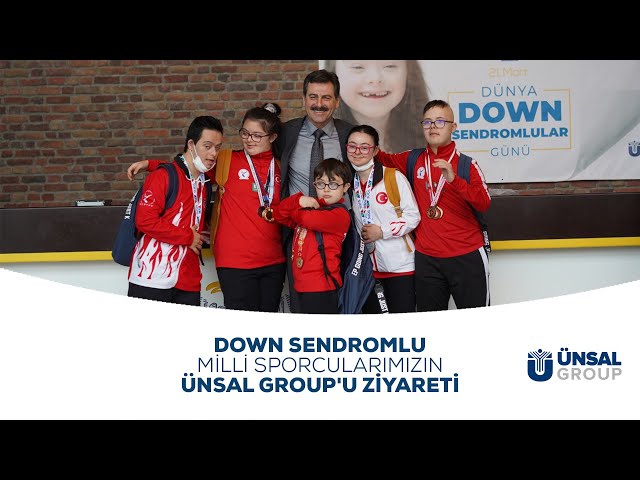 DOWN SENDROMLU MİLLİ SPORCULARIMIZIN ÜNSAL GROUP'U ZİYARETİ