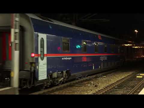 ÖBB Nightjet NJ466 departing Wien Meidling