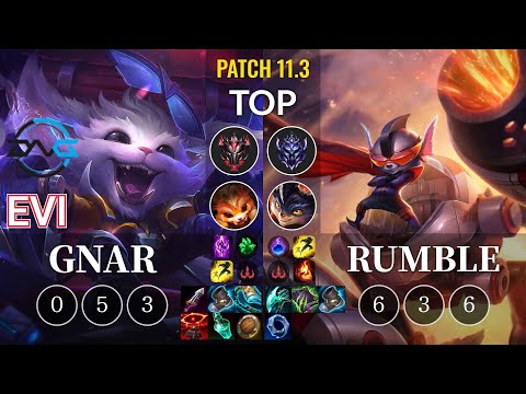 DFM Evi Gnar vs Rumble Top - KR Patch 11.3