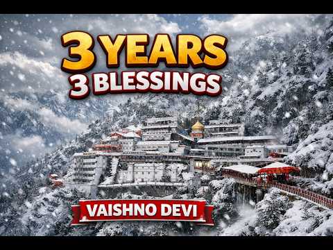 3 Years, 3 Blessings | Vaishno Devi Yatra 🙏 - ABHISHEK PATIAL - #1 VIDEO - JAI MATA DI