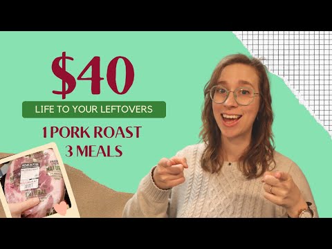 $40 | 3 DINNERS | GIVE LIFE TO YOUR LEFTOVERS