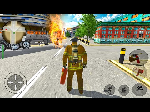 American Firefighter City Rescue Simulator 2022 - Android Gameplay