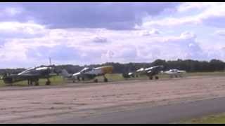 preview picture of video ''Fighter Sweep' - Spitfire & Mustang - Dunsfold Wings & Wheels 2014'