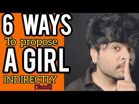 How to propose a Girl indirectly...5 ways to propose a girl #iamsriharishofficial #trending