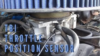 TBI throttle position sensor chevy small block throttle body injected