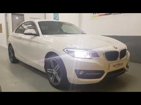 BMW 2 SERIES 1.5 218I SPORT 2d 134 BHP - White/Red Leather
