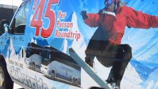 preview picture of video 'Cargo Van Full Wrap : Lake Tahoe Ski'