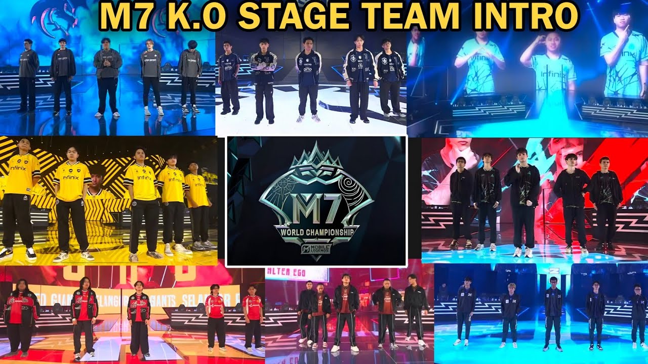 ALL M7 KNOCKOUT STAGE TEAM INTRO