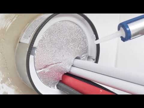 Große Rundbox WD90 - Einbau mit Mörtel