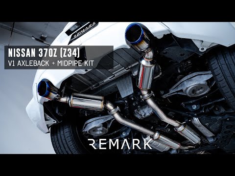 REMARK Nissan 370Z V1 Axleback + Midpipe Kit