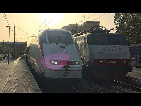 UNA BELLISSIMA ED INASPETTATA PRECEDENZA AL TRAMONTO @PESARO, TRA LA FRECCIA & L’ INTERCITY!