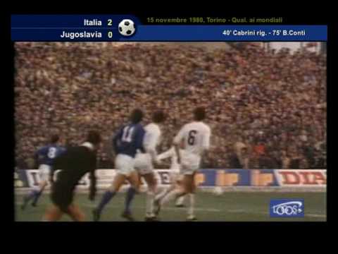 1980 ITALIA-JUGOSLAVIA 2-0 IMMAGINI DOMENICA SPORTIVA