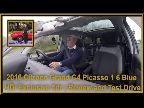 2016 Citroen Grand C4 Picasso 1 6 Blue HDi Exclusive 5dr | Review and Test Drive
