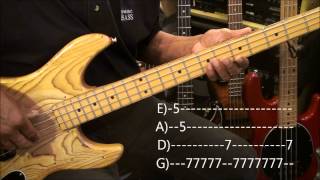 Vanilla Ice ICE ICE BABY Bass Guitar Lesson (Under Pressure Queen hook) @EricBlackmonGuitar