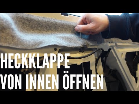 Campervan - Kofferraum/Heckklappe von innen öffnen (VW T5 Transporter)