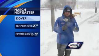 Heavy snow, high winds make for poor conditions in Dover