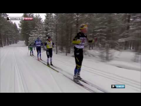 Britta Johansson Norgren och Erik Wickström stakteknik Vasaloppet 2019