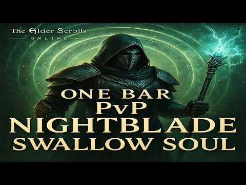ESO One-Bar PvP | Update 45 Nightblade Swallow Soul Build with Soulcleaver (Build in Description)
