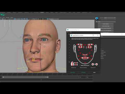 Maya face rig script