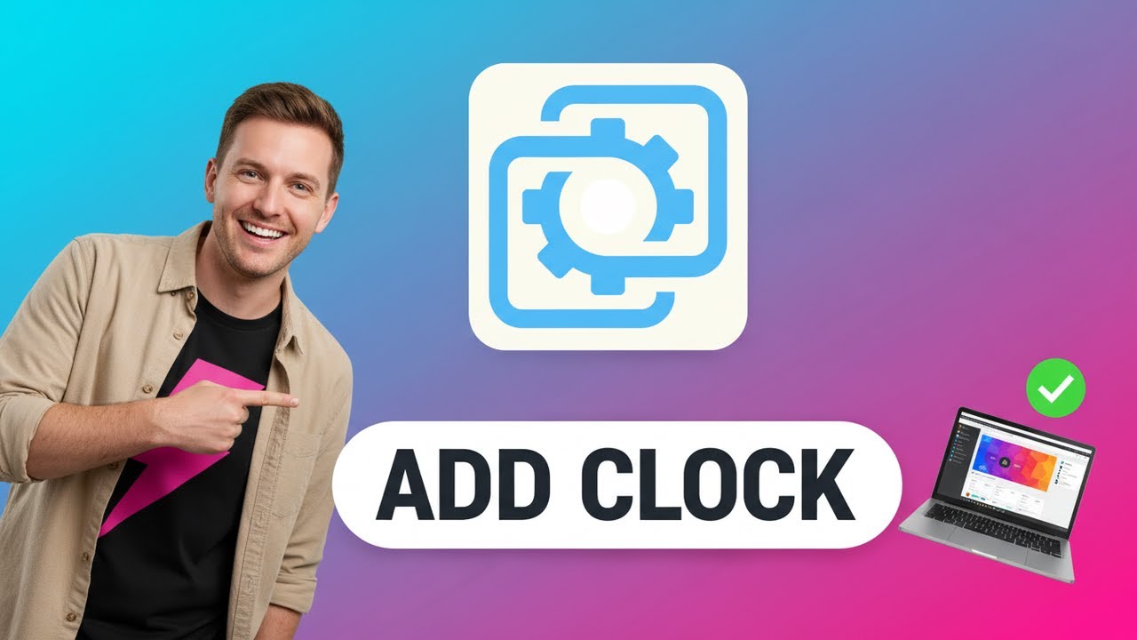 How to ADD CLOCK to Wallpaper Engine (Step by Step)